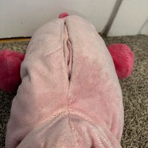 Stuffies. Pink hippo